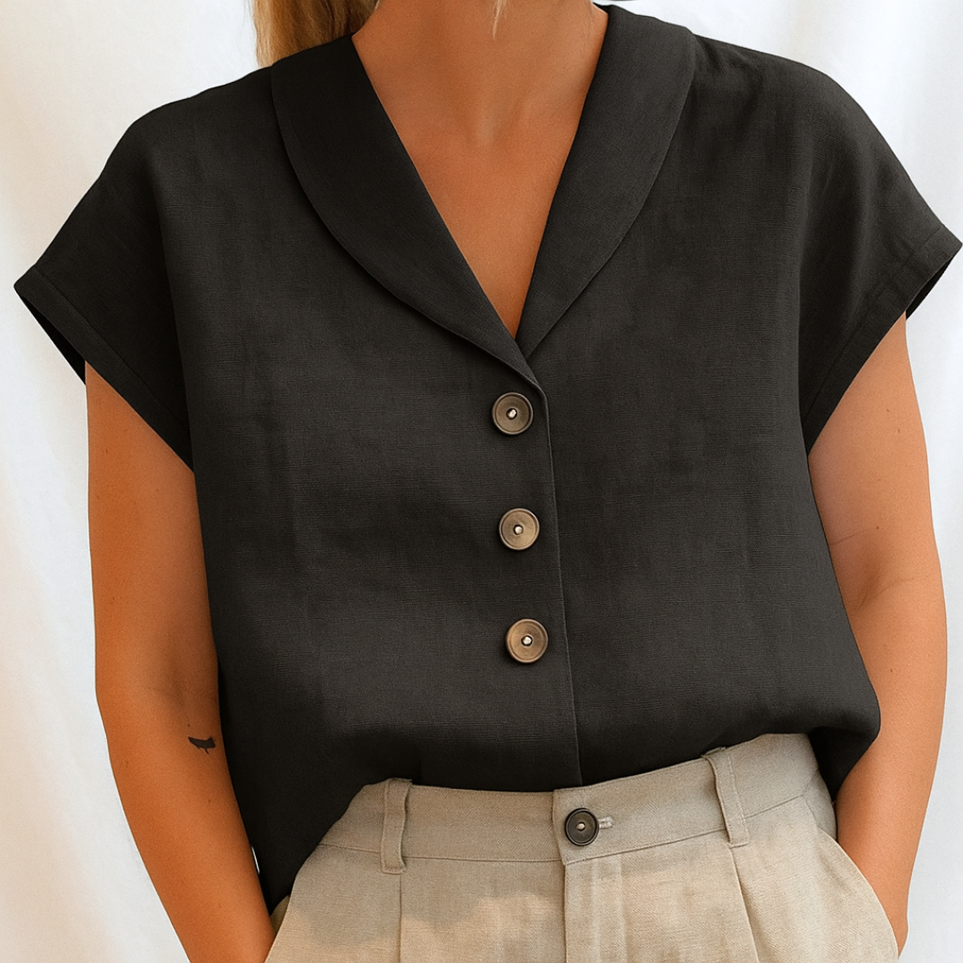 Lois | Blusa lisa elegante
