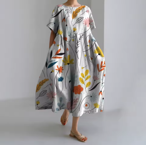 Freya - Vestido Feminino Colorido