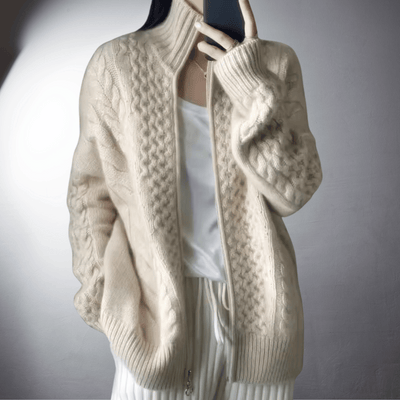 Margherita | Cardigan feito à mão e quentinho para dias frios