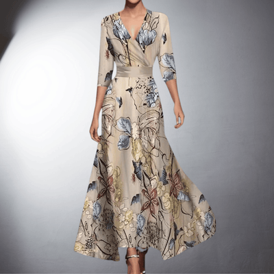 Nunzia | Vestido de noite elegante com charme floral