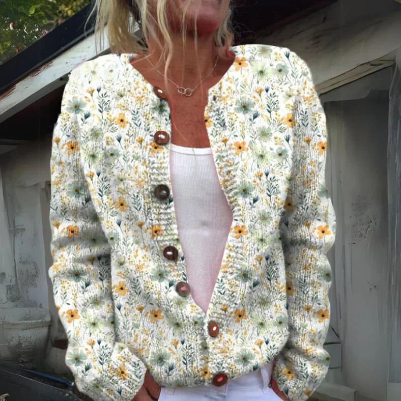 Zita™ | CARDIGAN FLORAL ELEGANTE