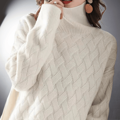 Lavinia | Suéter oversized de cashmere de alta qualidade