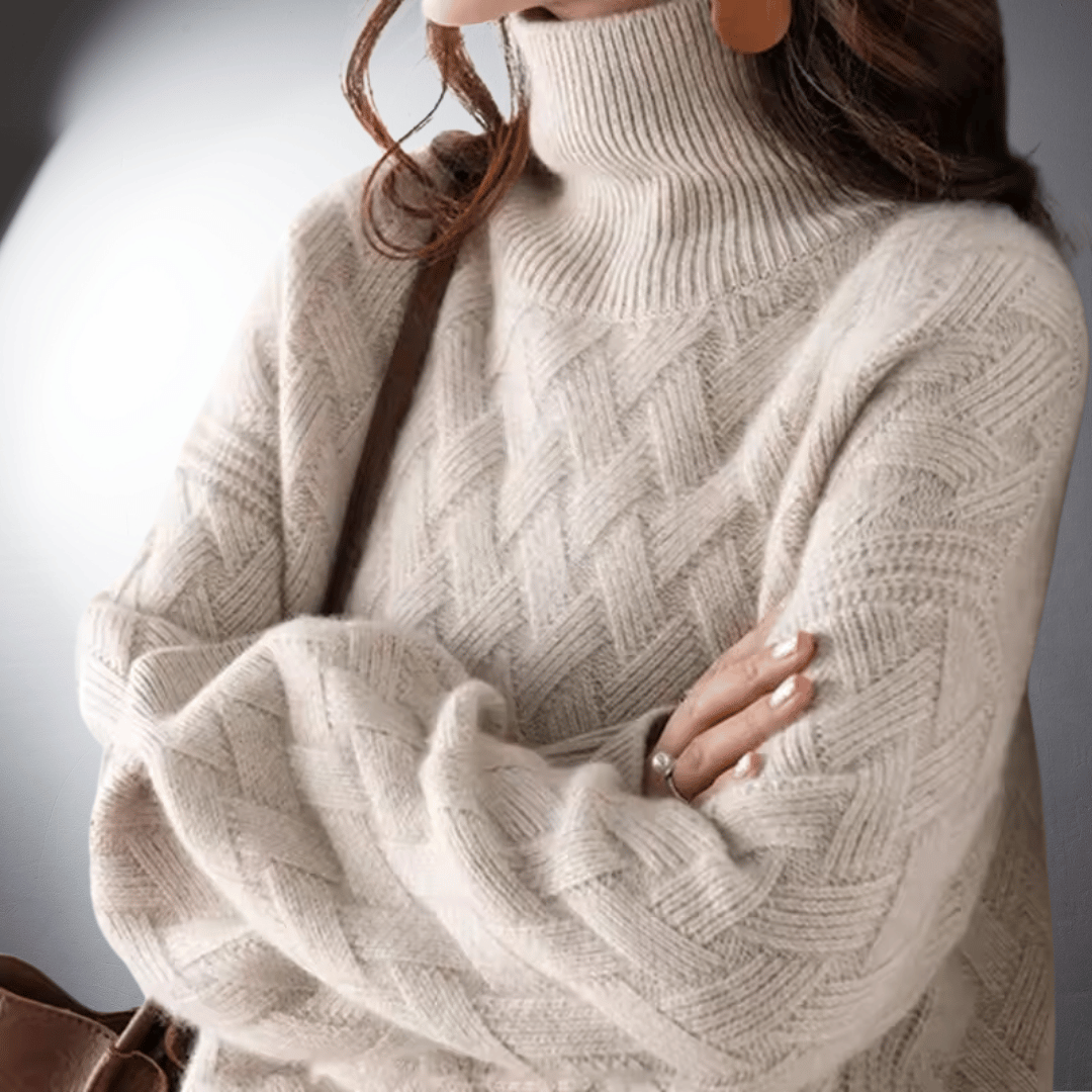 Lavinia | Suéter oversized de cashmere de alta qualidade