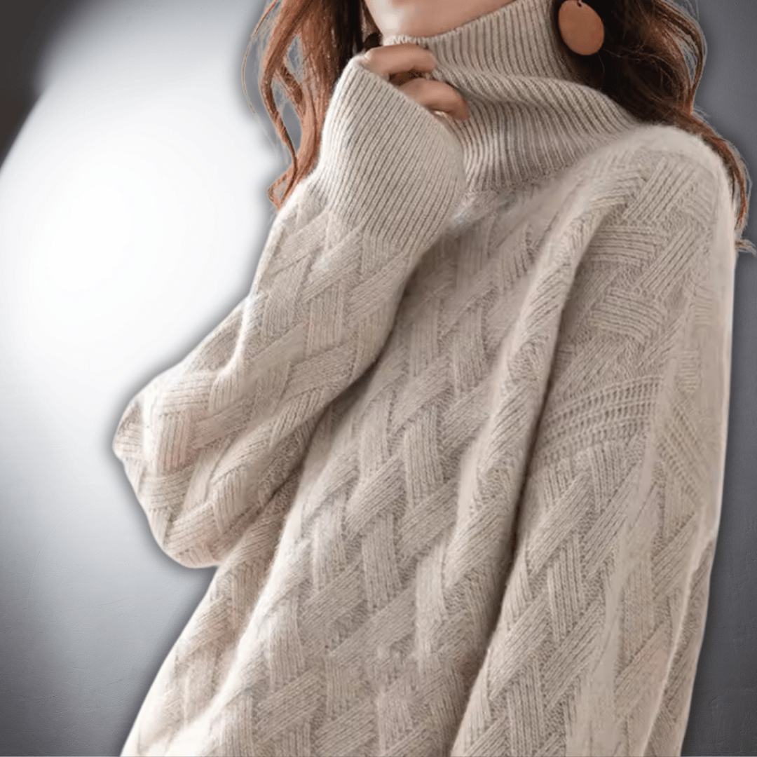 Lavinia | Suéter oversized de cashmere de alta qualidade