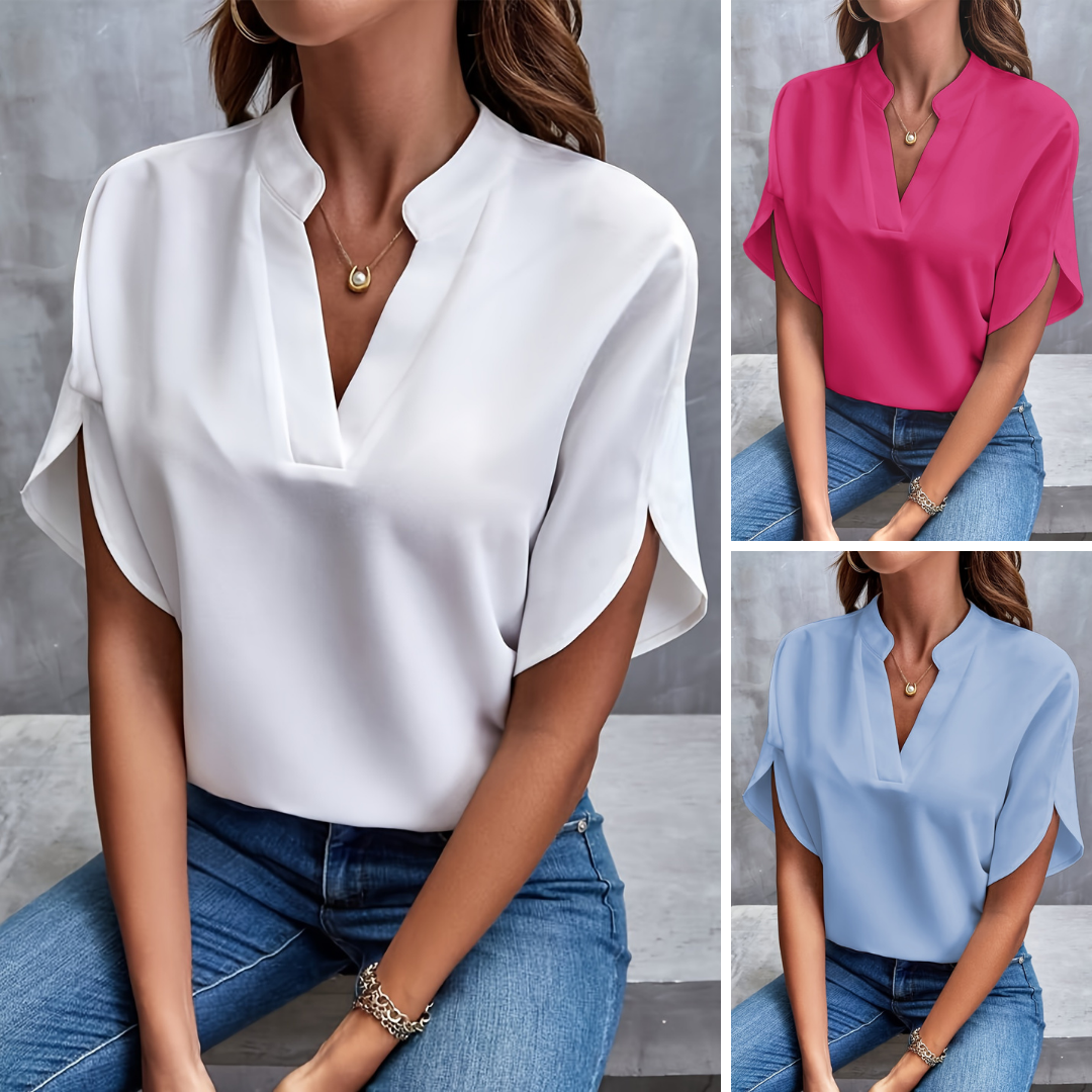 Lena™ Blusa leve e elegante