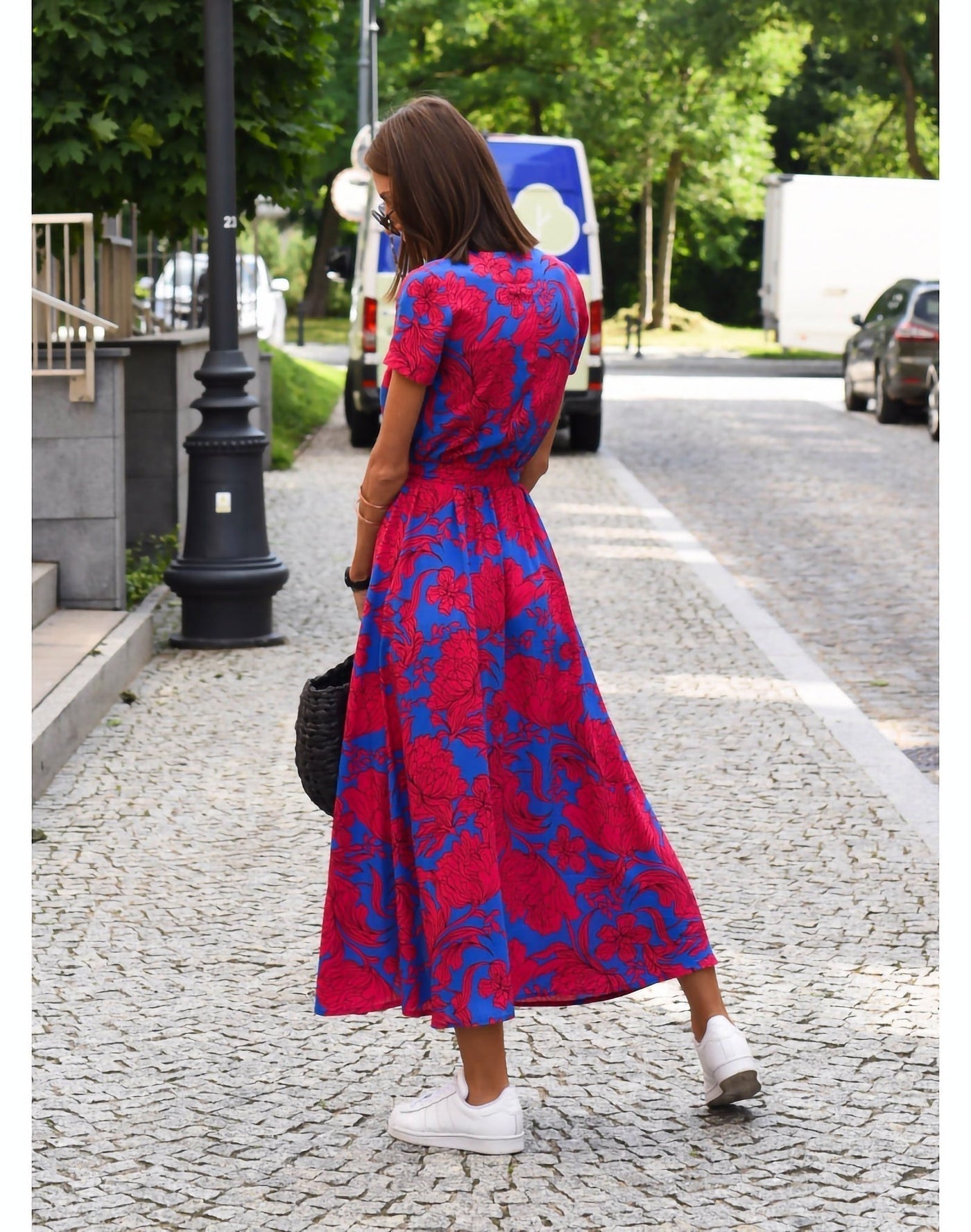 Anna™ Vestido estampado floral primavera/verão