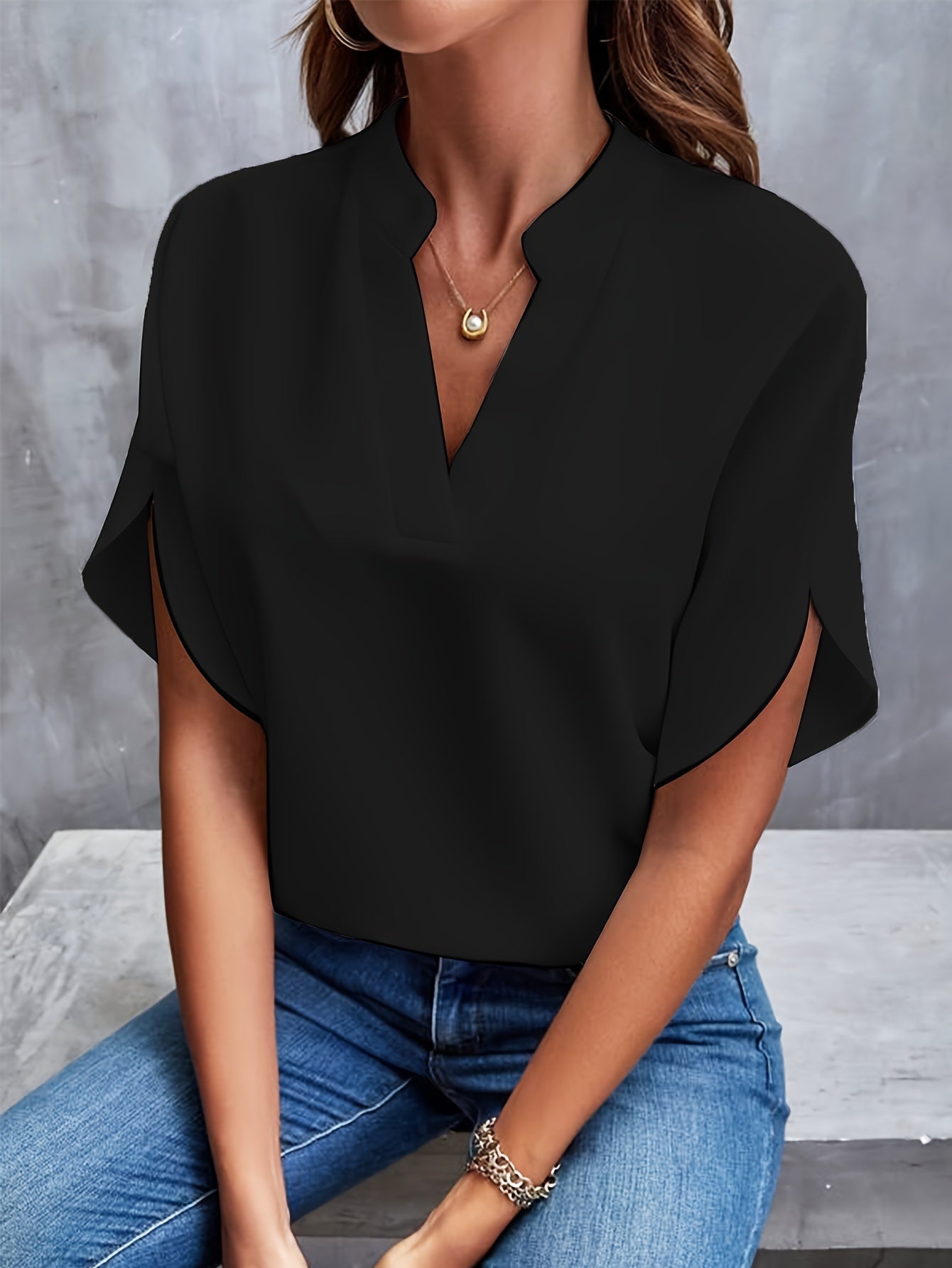 Lena™ Blusa leve e elegante