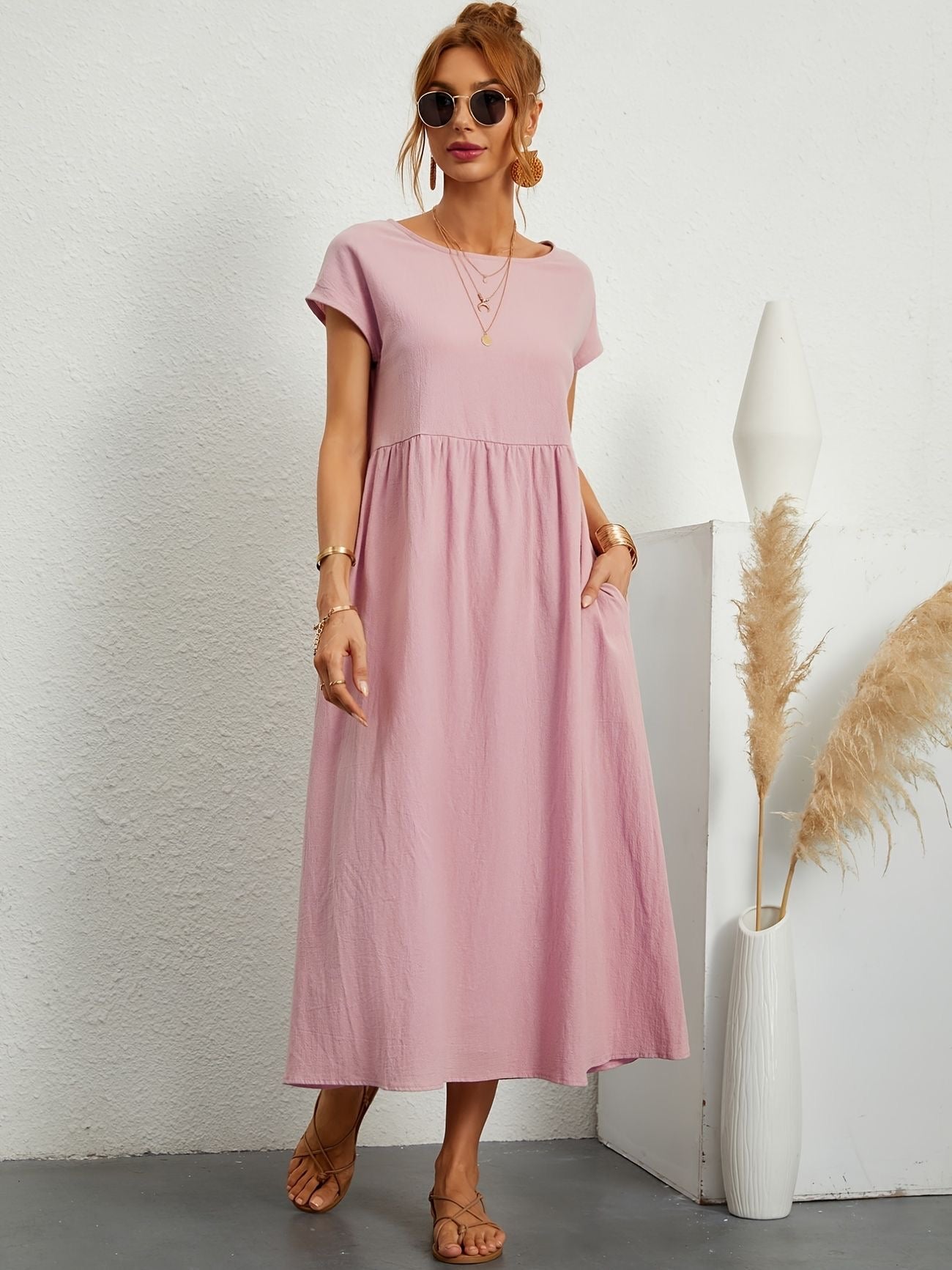 Greta™ | Vestido de linho elegante