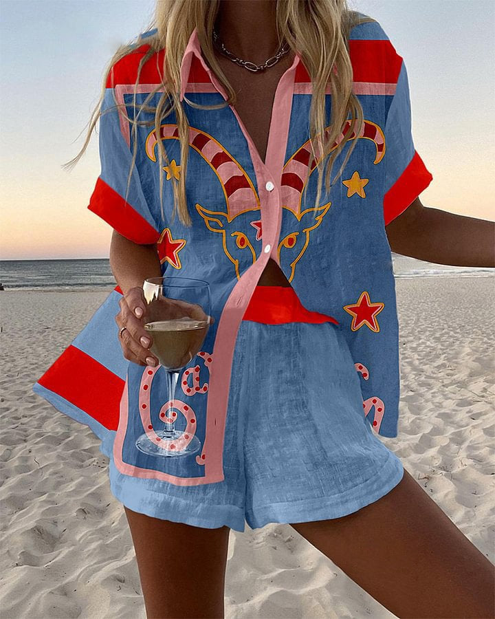 Jorelle™ | Conjunto curto leve para o verão