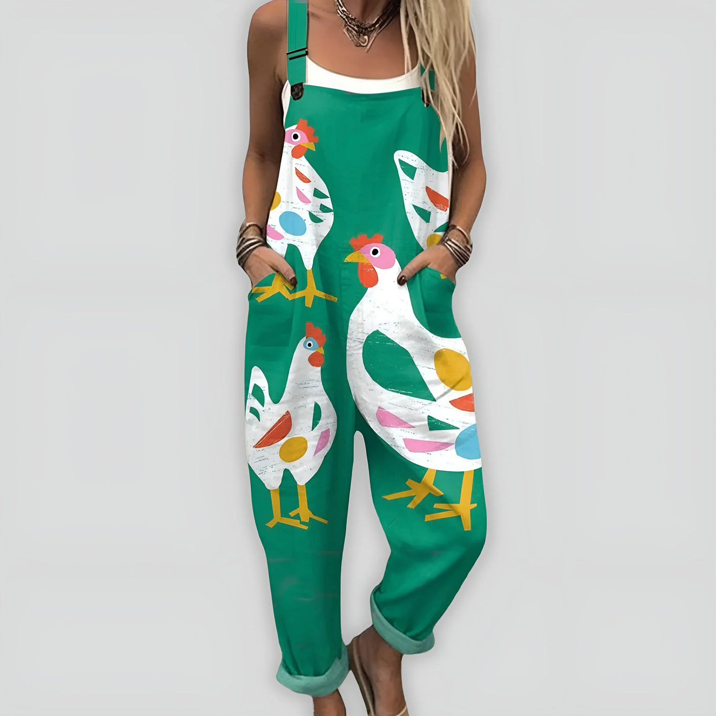 Anja™ - Macacão confortável e estiloso com caimento solto