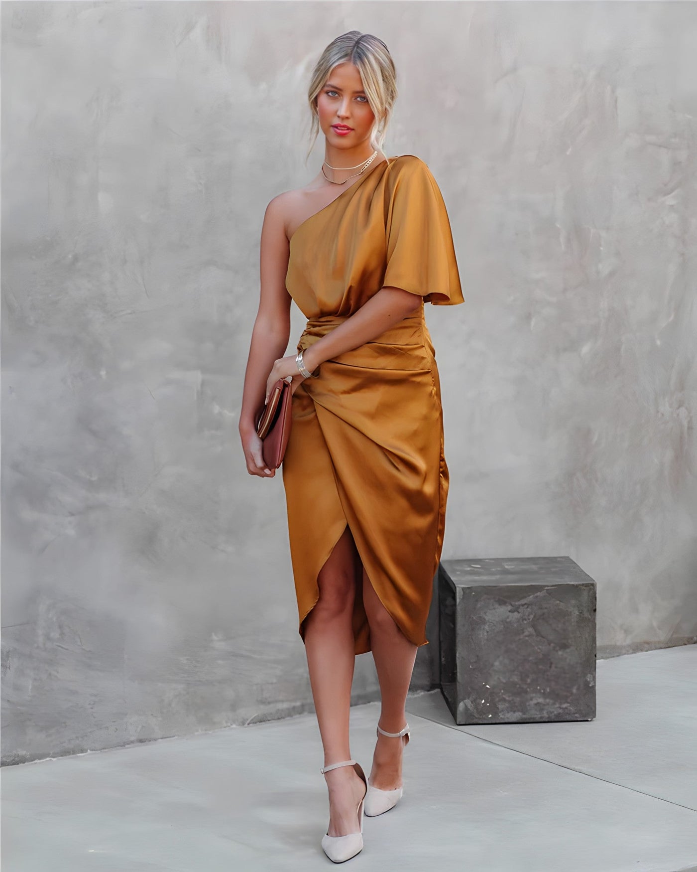 Élise | Vestido de festa de seda luxuoso