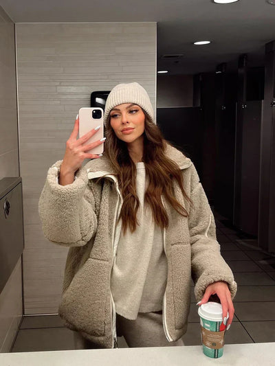 Anastasia | Jaqueta de inverno macia e quente