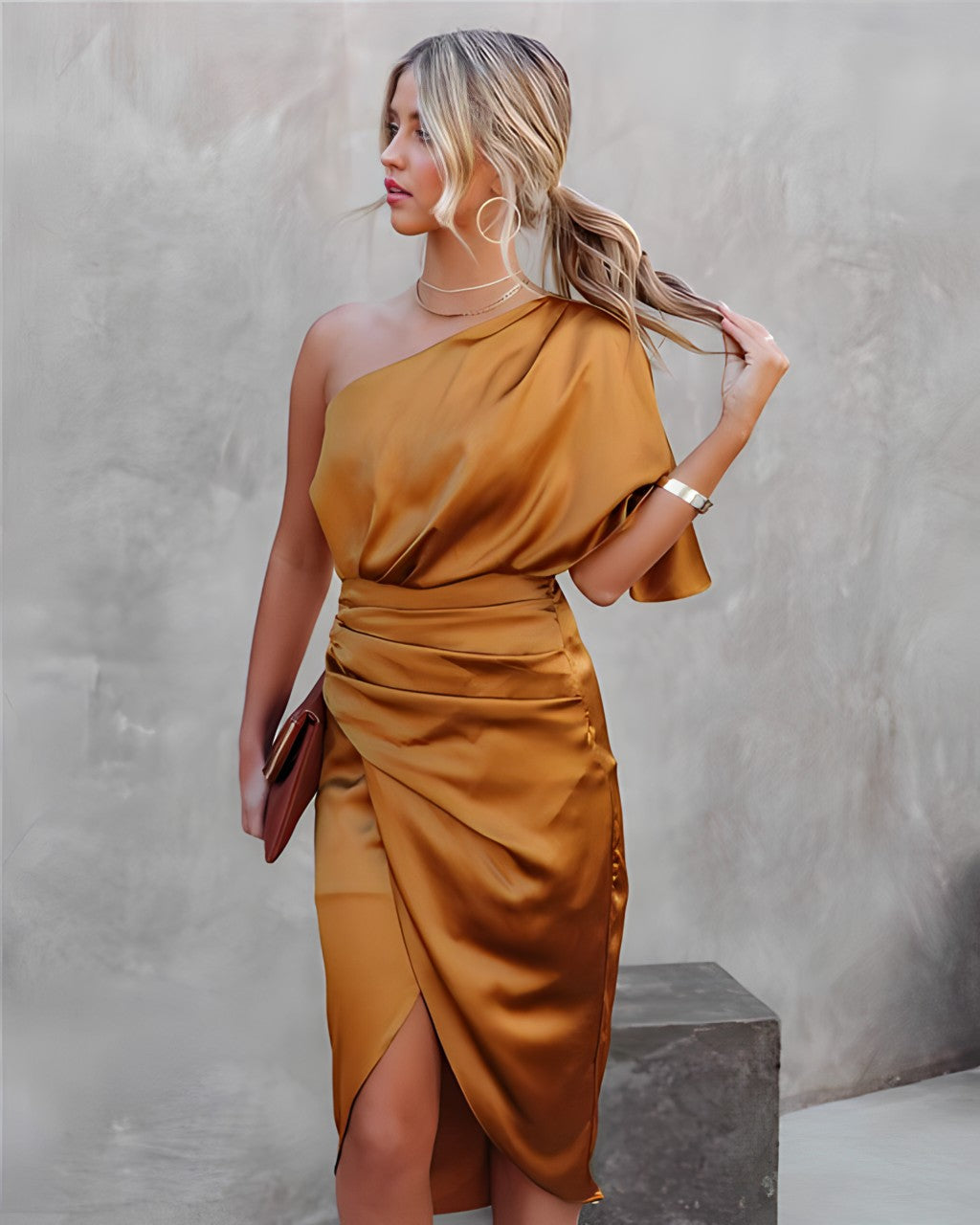 Élise | Vestido de festa de seda luxuoso