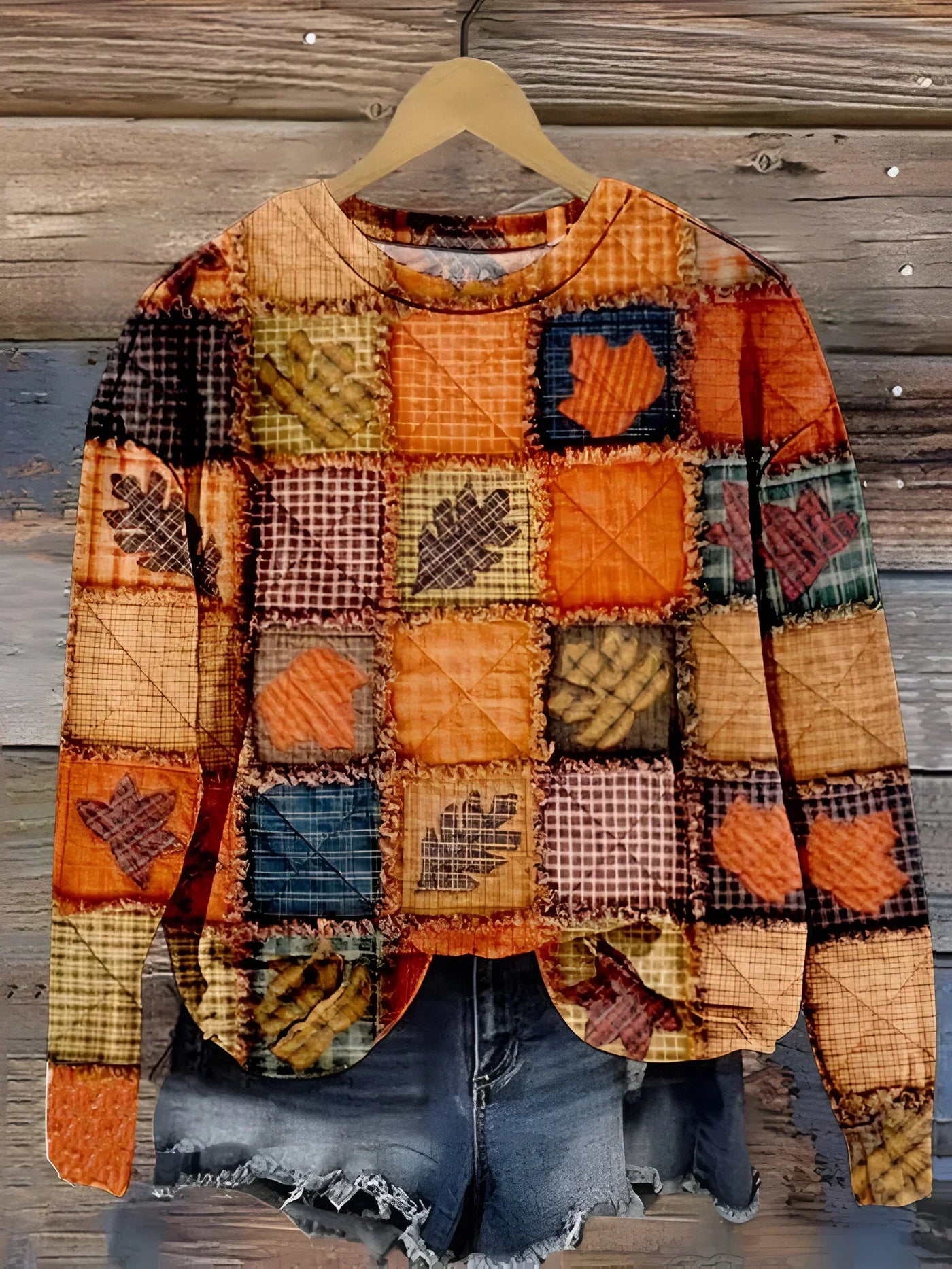 Evelien - Suéter patchwork macio